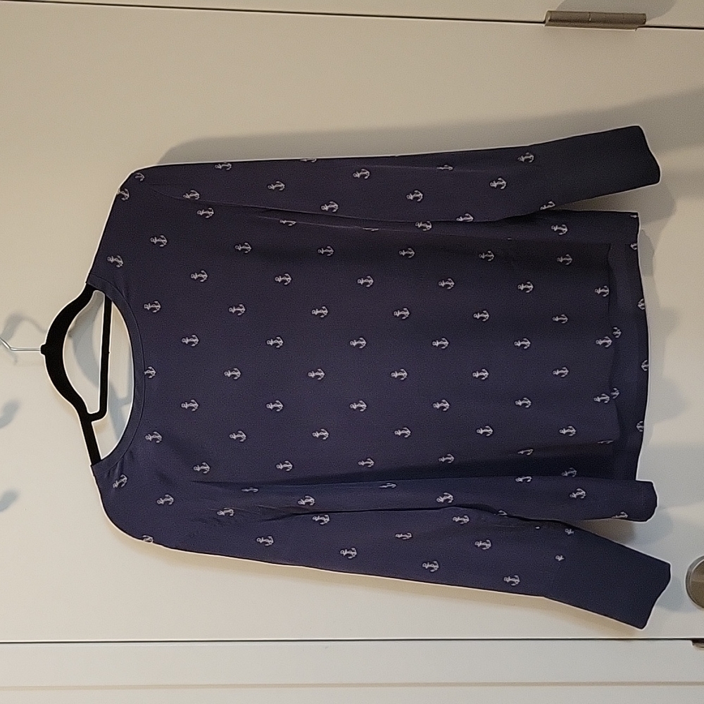 Equipment Silk Blue Blouse